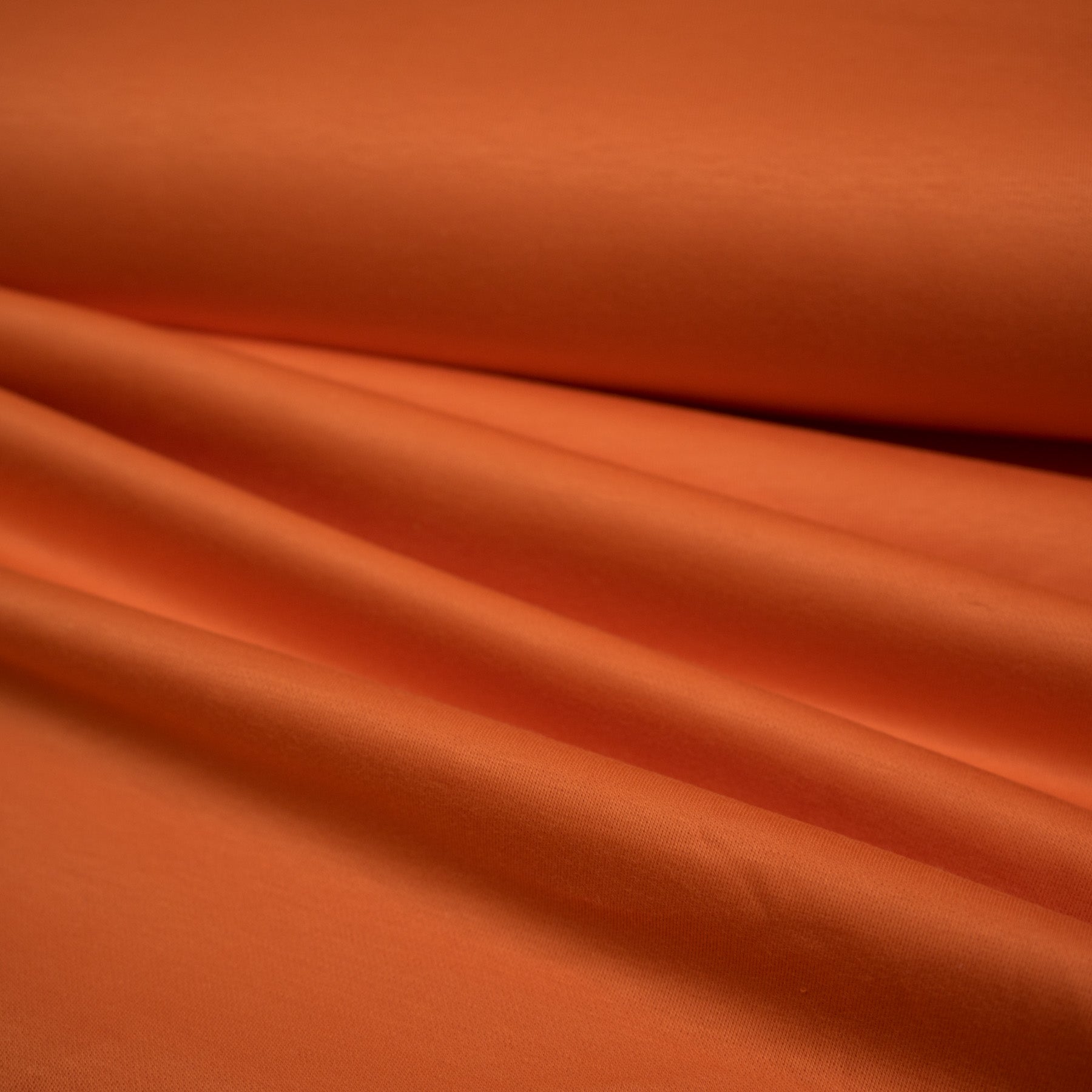 Bumbac cu elastan portocaliu latime 140 cm