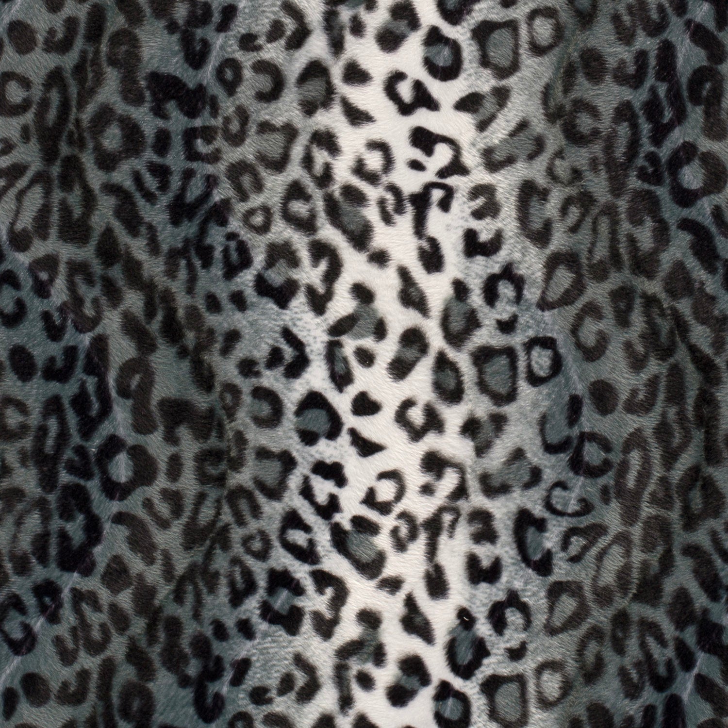 Imitație catifea model leopard culoare alb negru