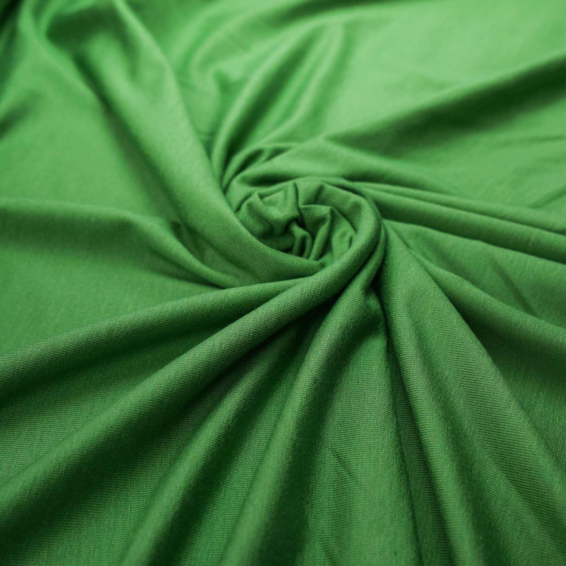 Viscoză elastică verde lățime 150cm