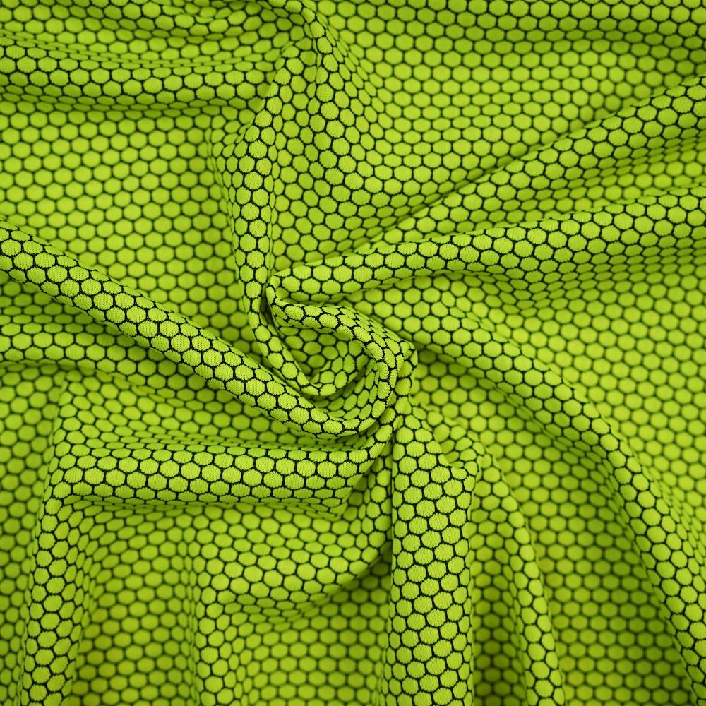 Tesatura Sintetica Verde Neon Usor Elastica Latime 170 Cm