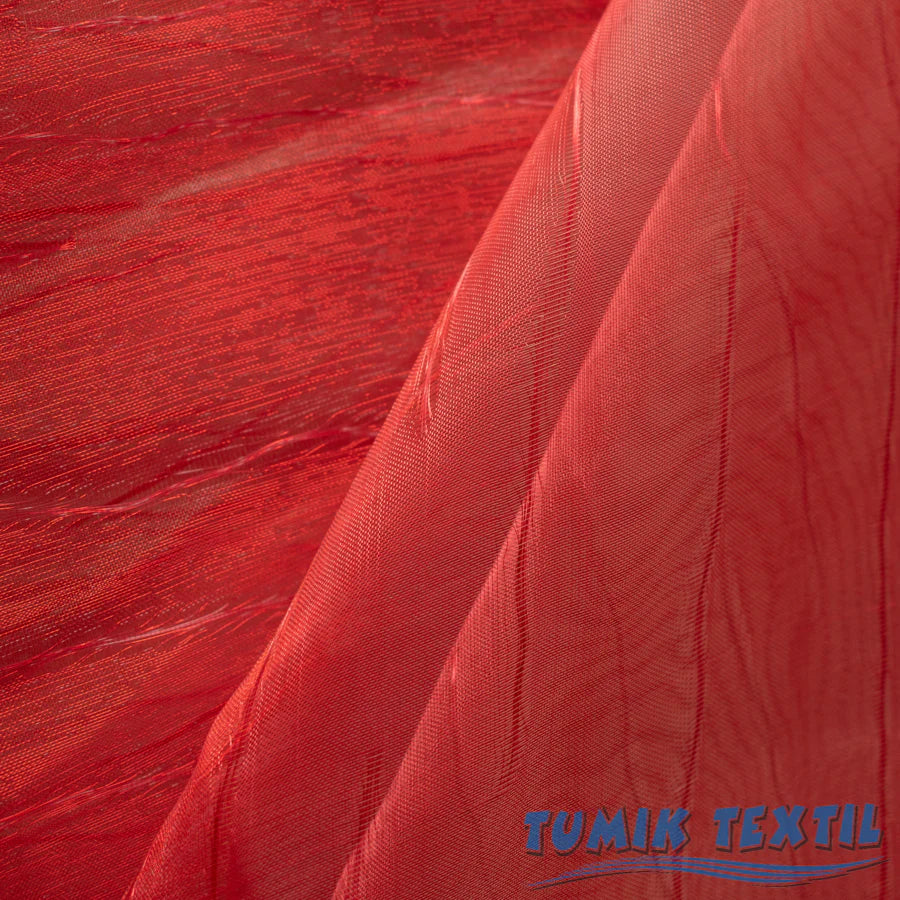 Material pentru set perdea si draperie rosu 280cm inaltime - Mandala Blackout