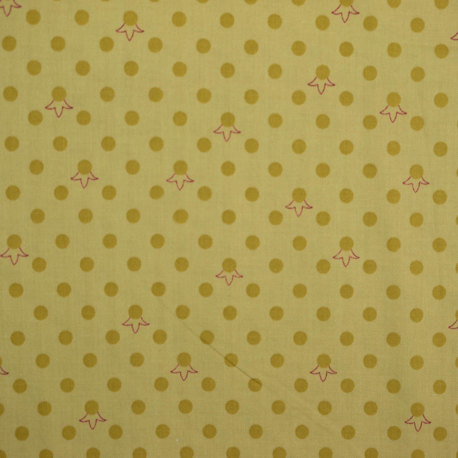 Patchwork galben cu model latime 110 cm