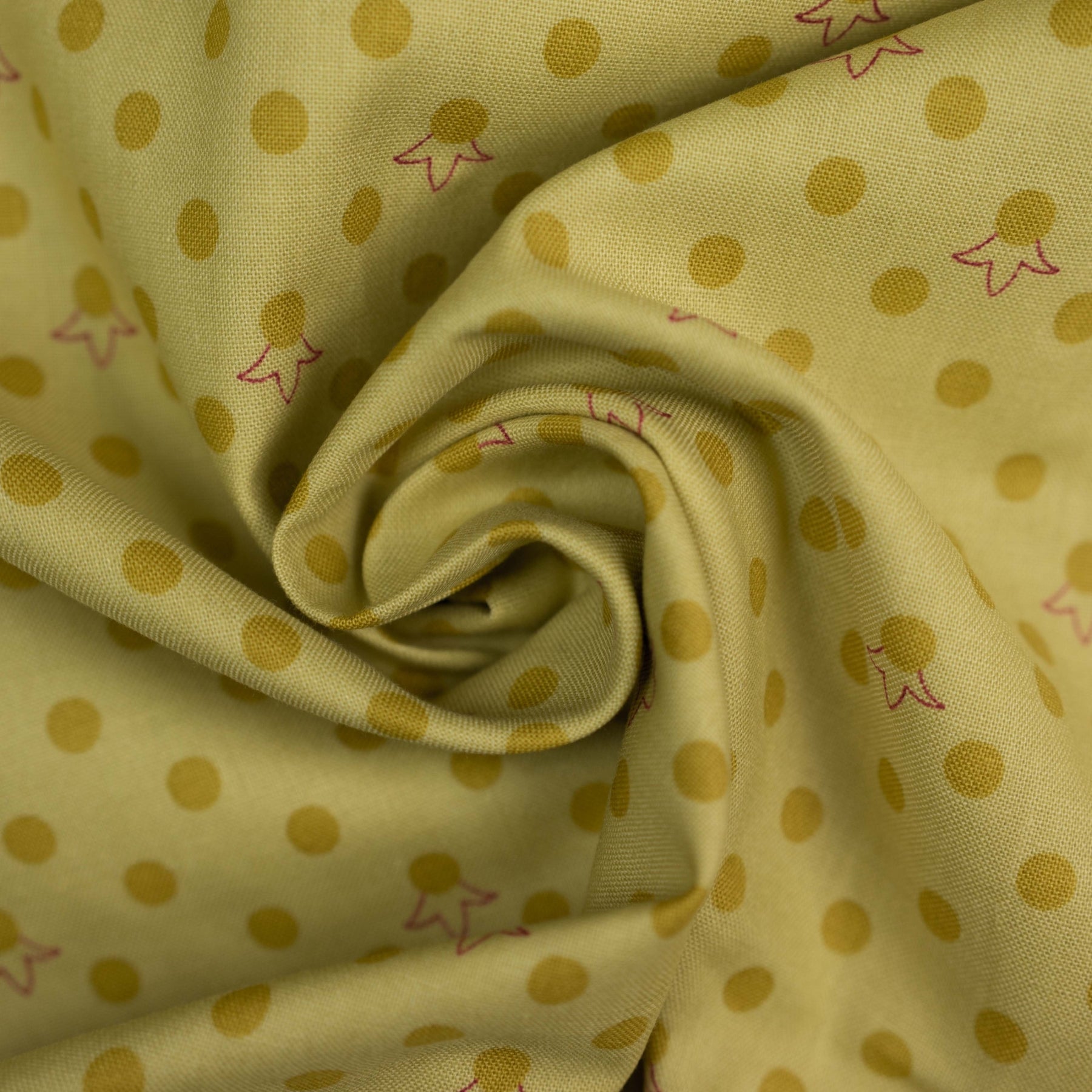 Patchwork galben cu model latime 110 cm