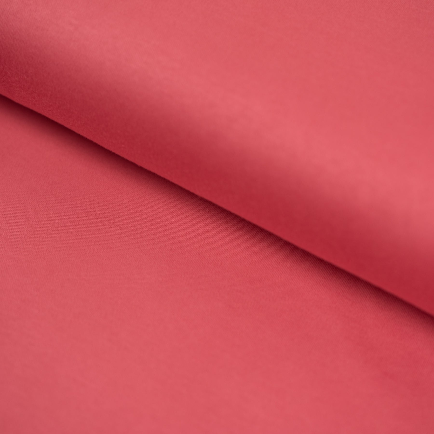 Bumbac elastic rosu coral  latime 150cm 95% bumbac 5 % elastan