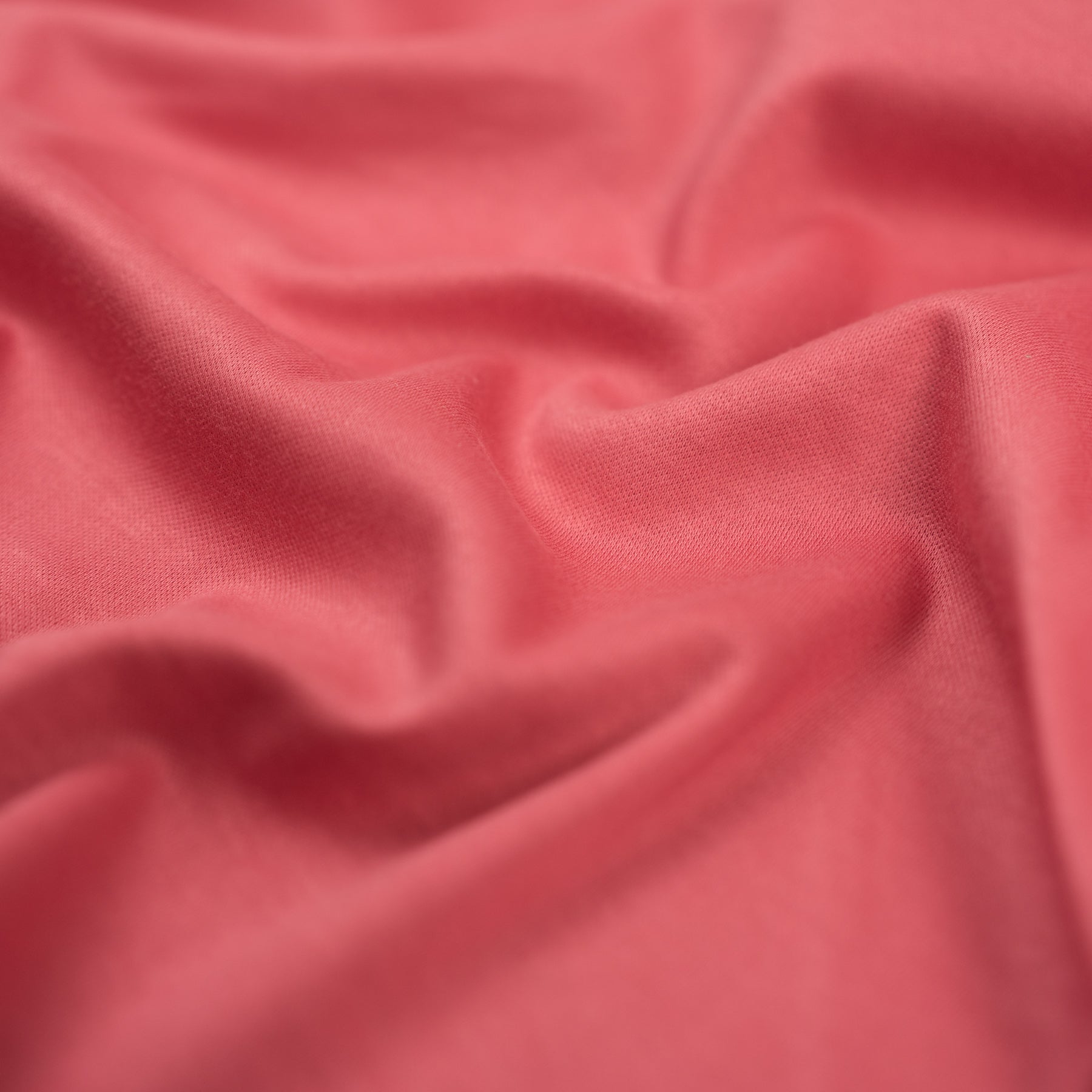 Bumbac elastic rosu coral  latime 150cm 95% bumbac 5 % elastan