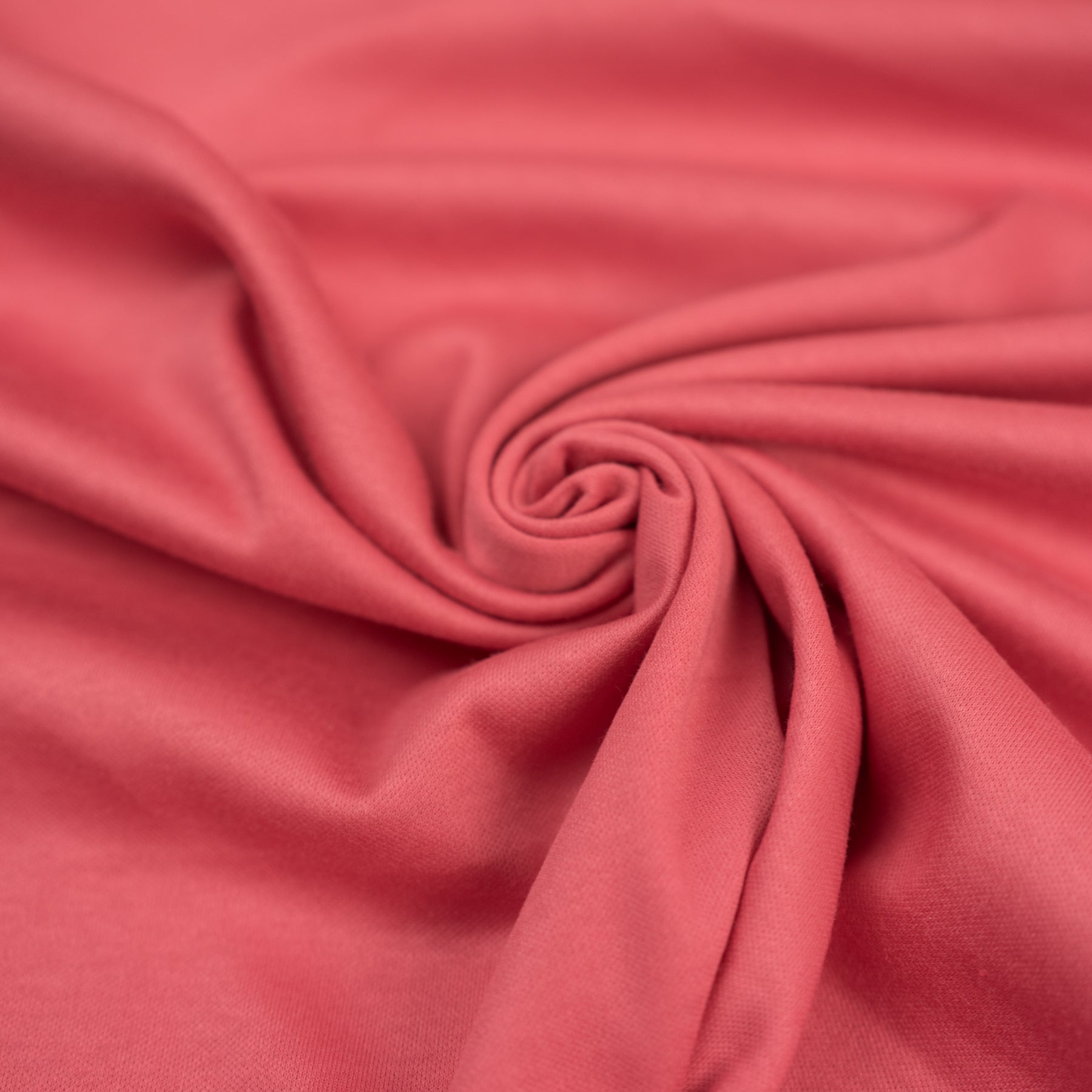 Bumbac elastic rosu coral  latime 150cm 95% bumbac 5 % elastan