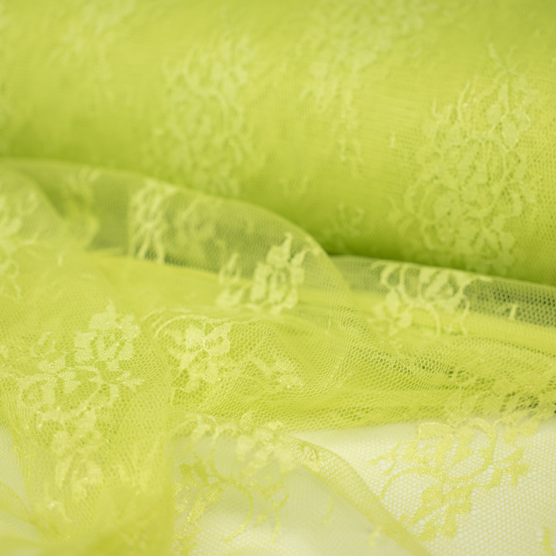 Dantela/tul subtire galben/lime 130 cm latime