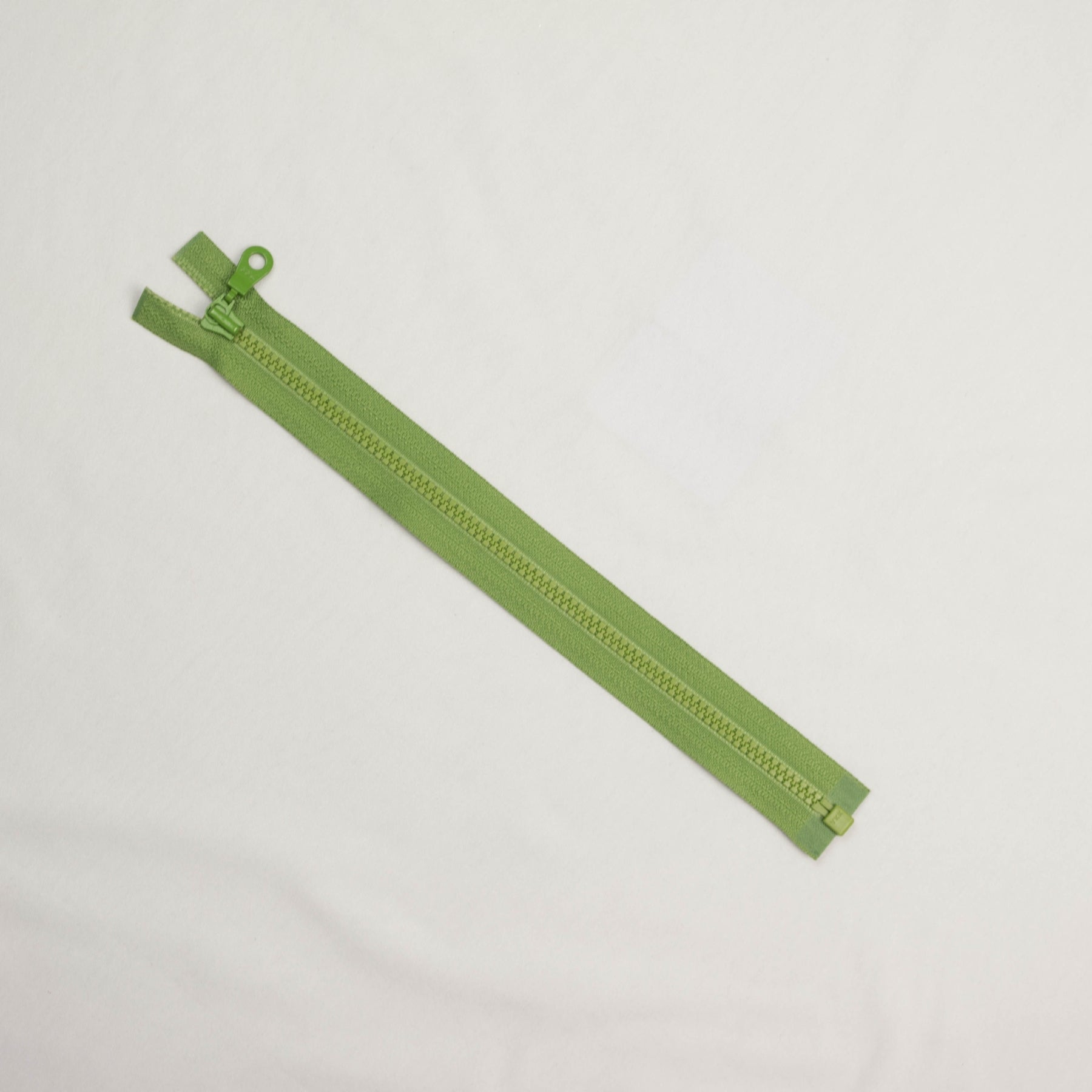 Fermoar plastic detasabil injectat spira 3 mm lungime 24 cm culoare verde 25 buc/pachet