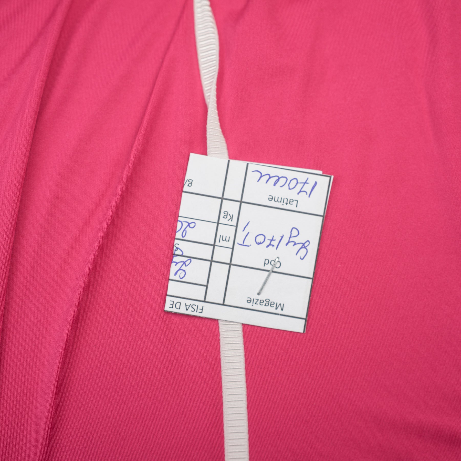 Lycra subtire roz ticlam 170 cm latime
