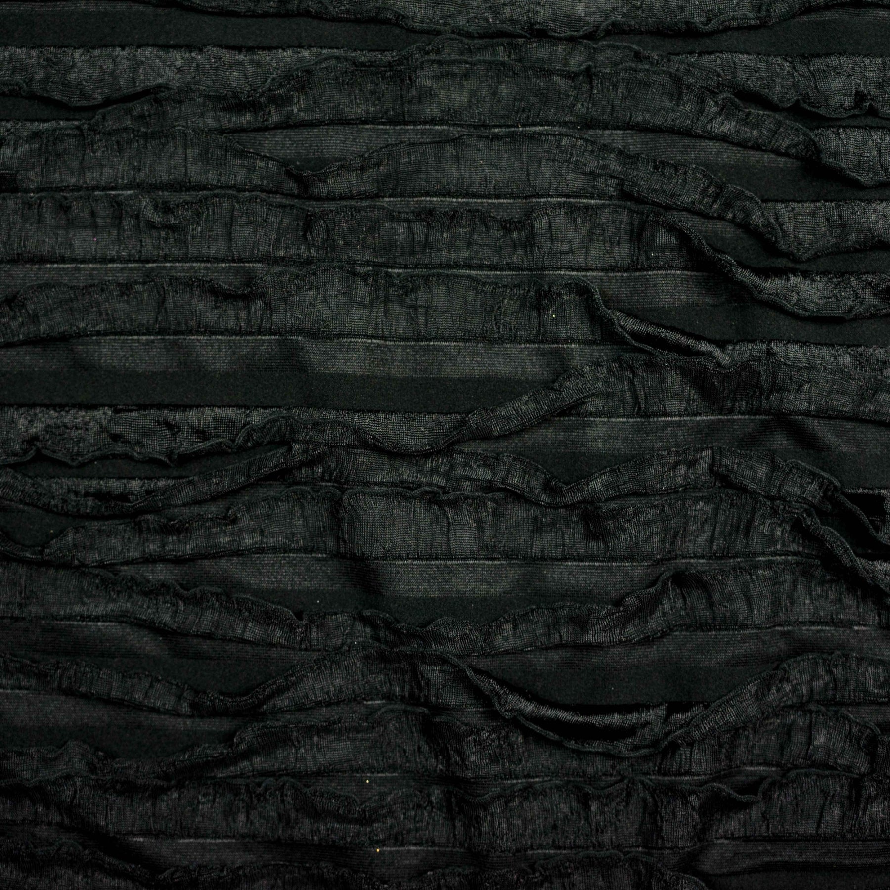 Material plisat negru latime 170 cm