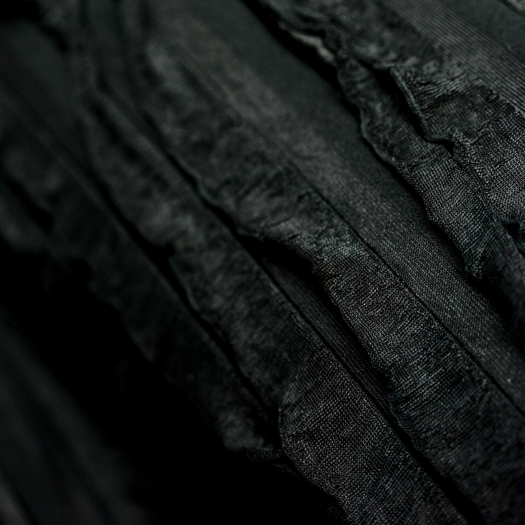 Material plisat negru latime 170 cm