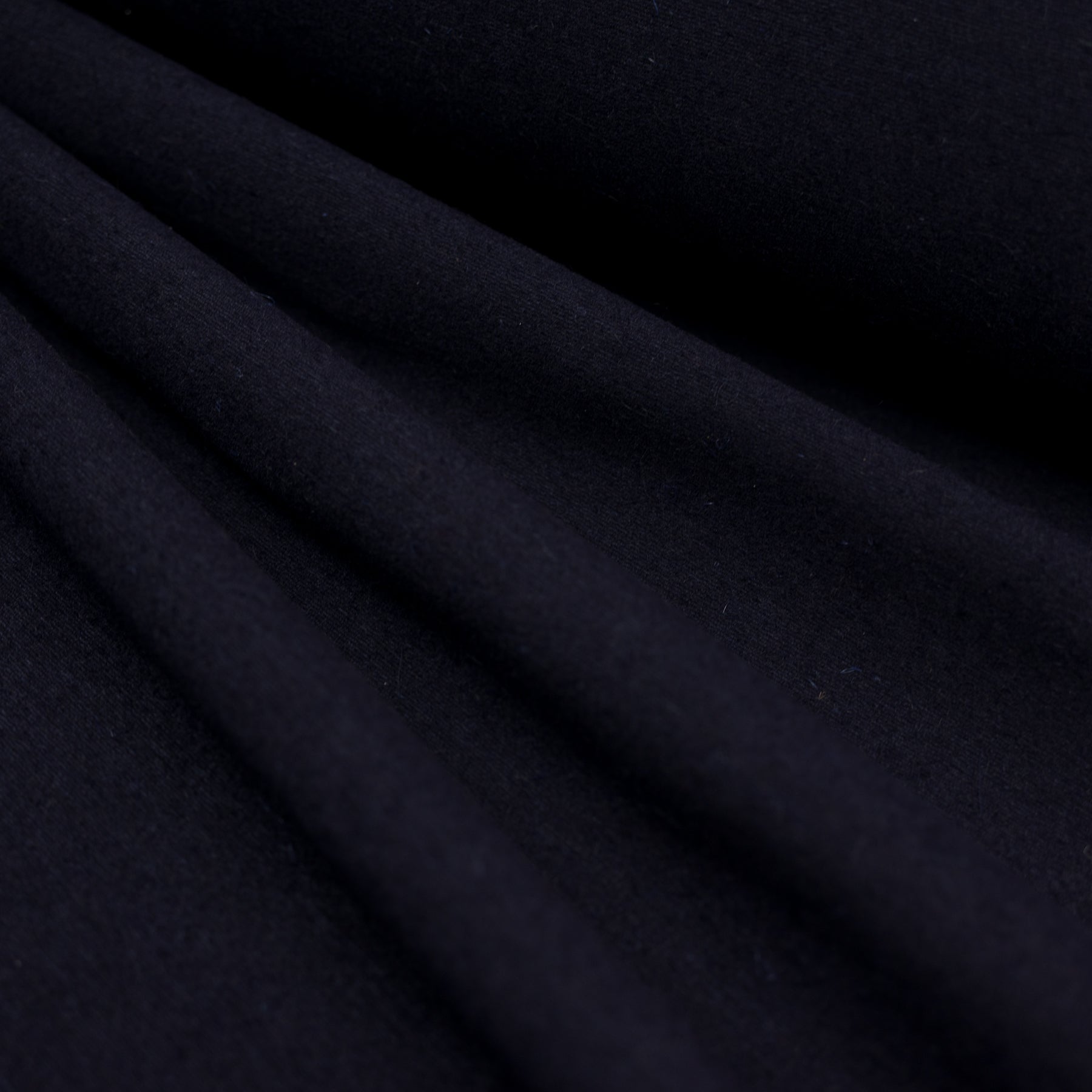 Stofa de lana sintetica culoare albastru cerneala inchis latime 160 cm 100% polyester