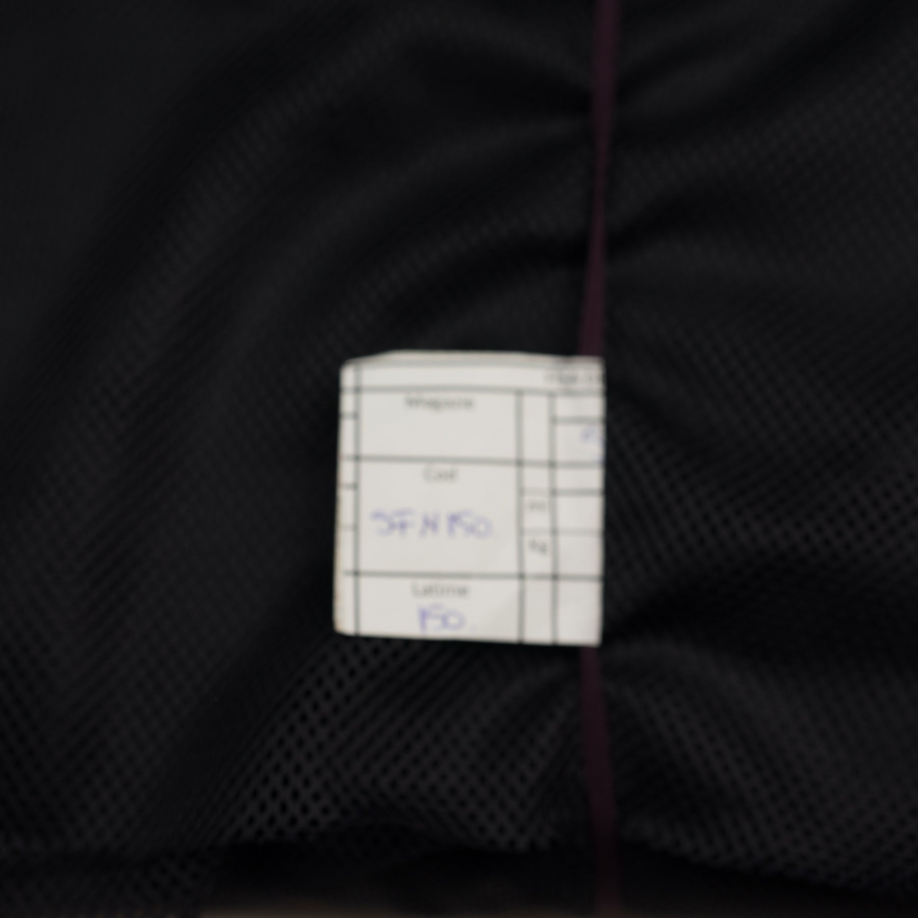 Tul elastic negru cu model la margini latime 30 cm