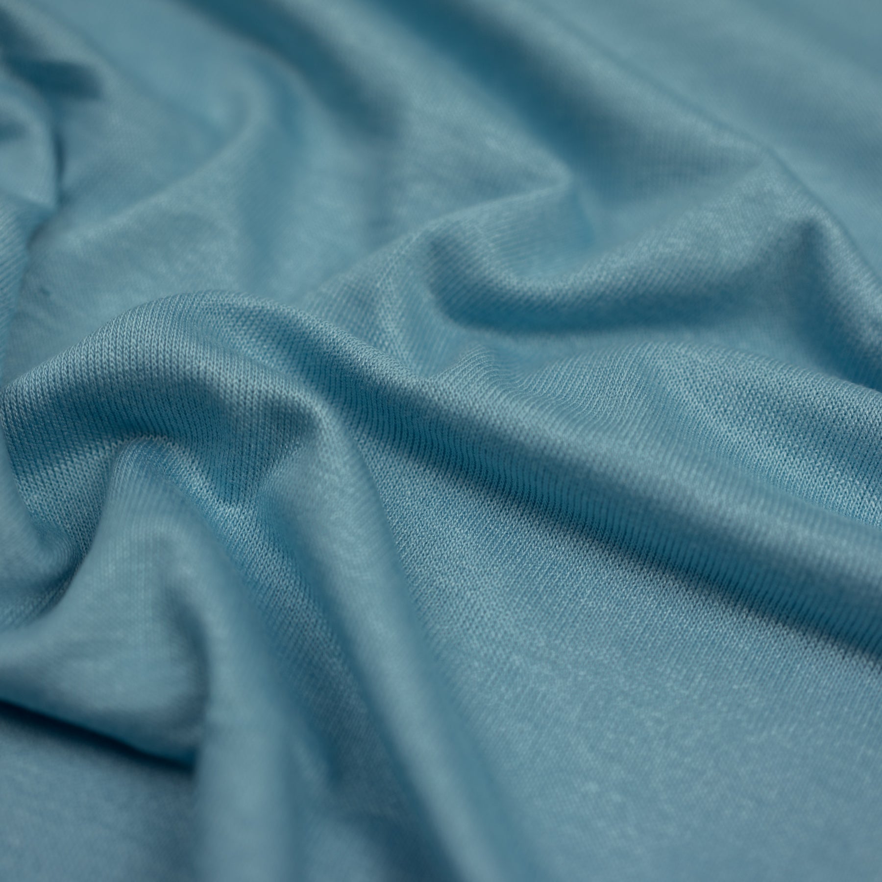 Vîscoza elastică subtire culoare albastru turcoazlatime 150 cm 80% VI 20% elastan