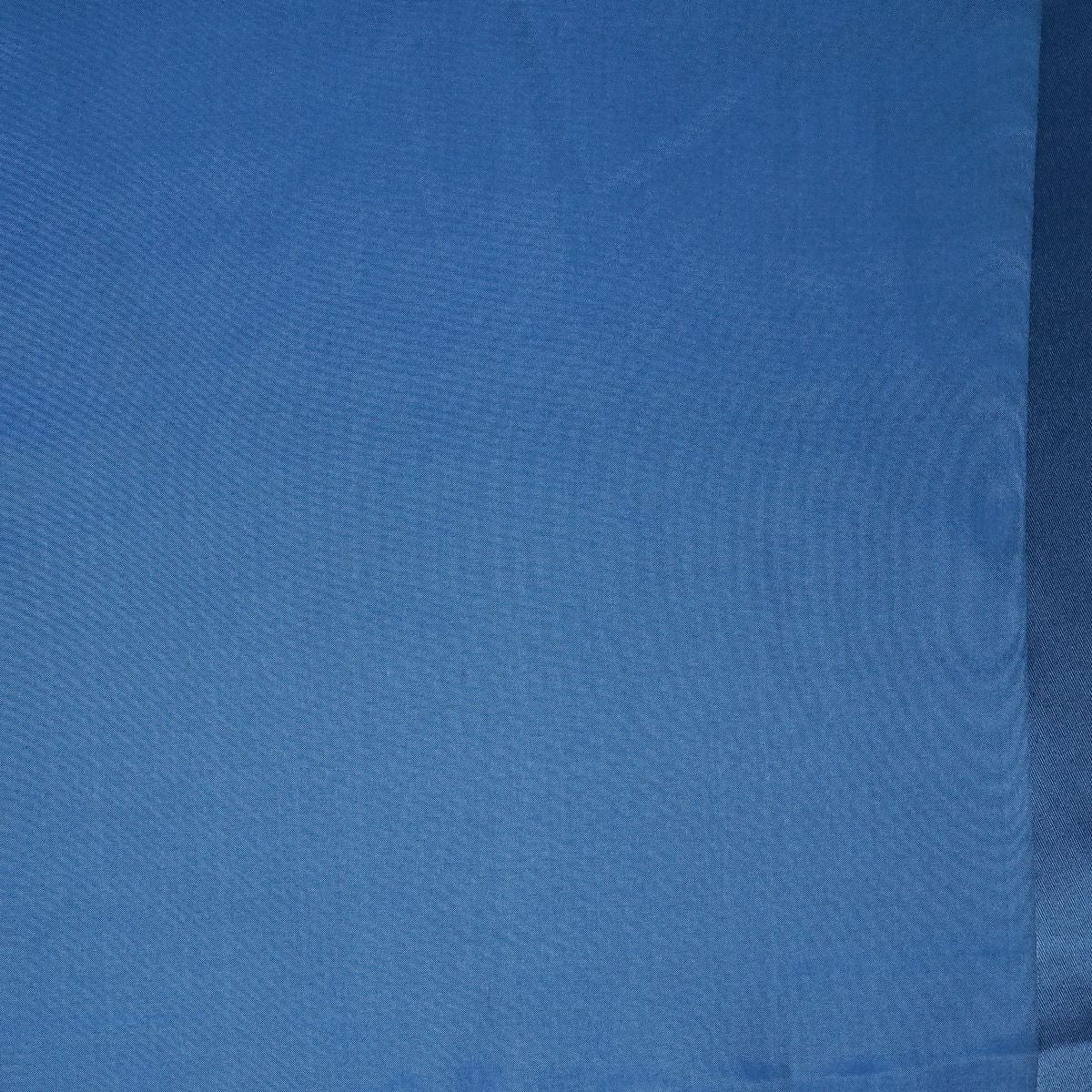 Perdea organza albastru cu dungi satinate inaltime 280 cm